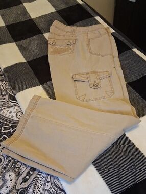 Old Glory Khaki Cargo Pants